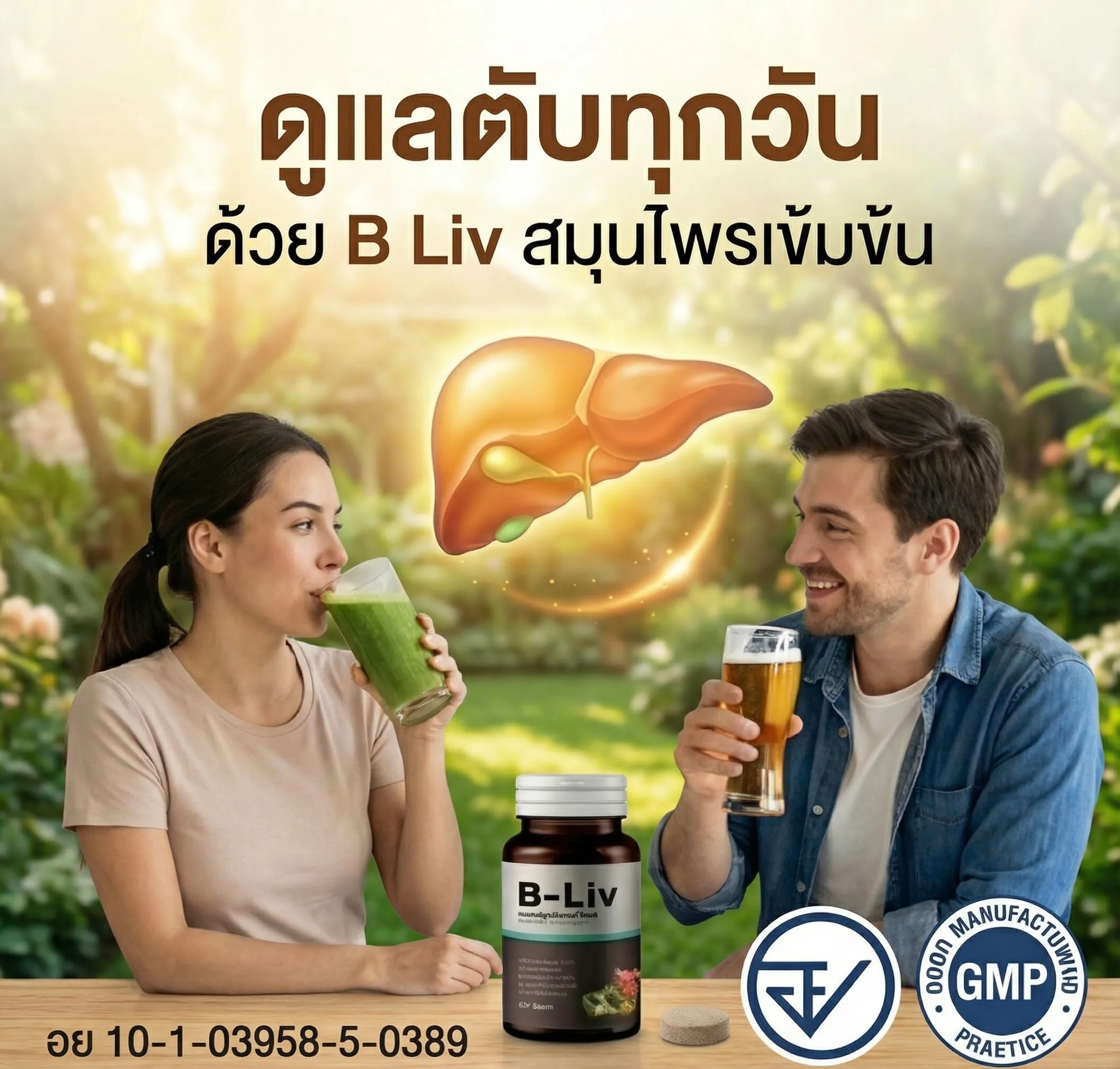 ดูแลตับได้ทุกวัน สายดื่ม สายสุขภาพ