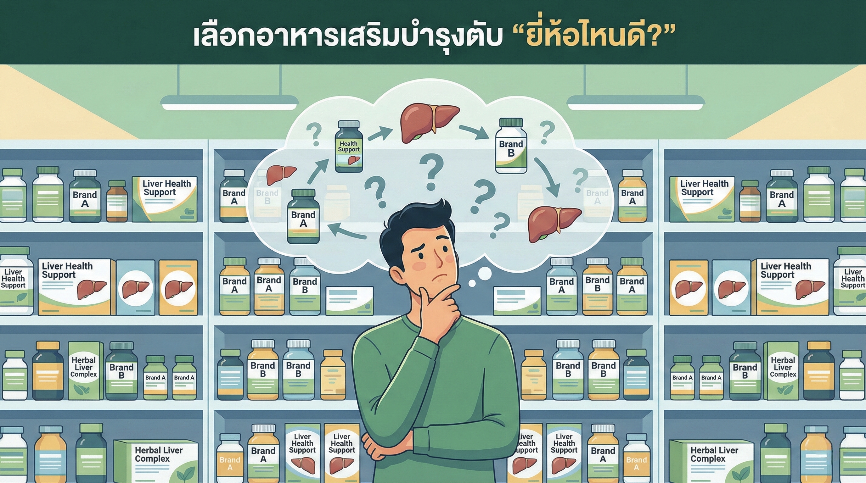 วิธีเลือกอาหารเสริมตับ