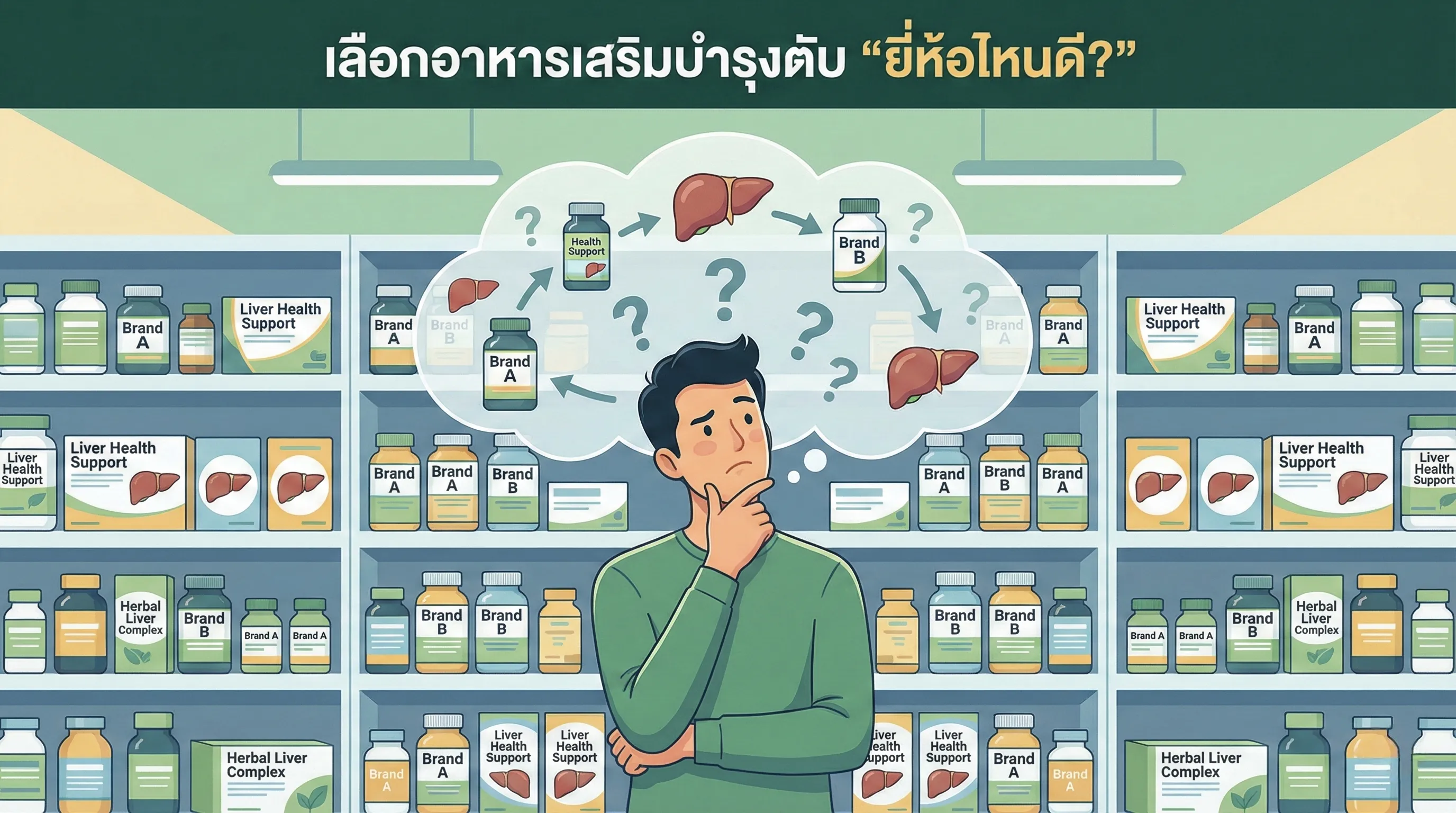 วิธีเลือกอาหารเสริมบำรุงตับ